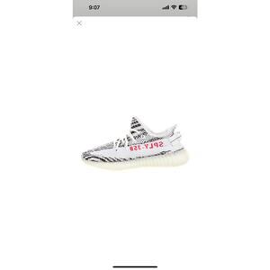 Adidas Yeezy Boost 350 V2 Zebra Sneakers 6.5 Womens